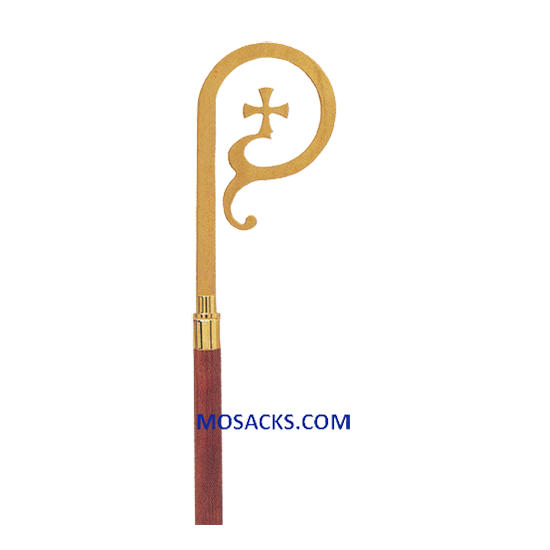 K Brand Bishop Crozier Walnut Staff K62-W