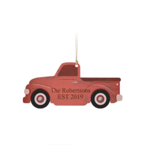 Truck Ornament (Personalized) - ZORN0194