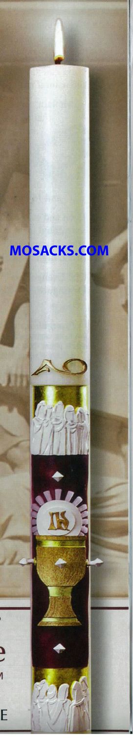 eximious¬Æ 51% Beeswax Paschal Candle The Twelve Apostles‚Ñ¢ by Cathedral Candle