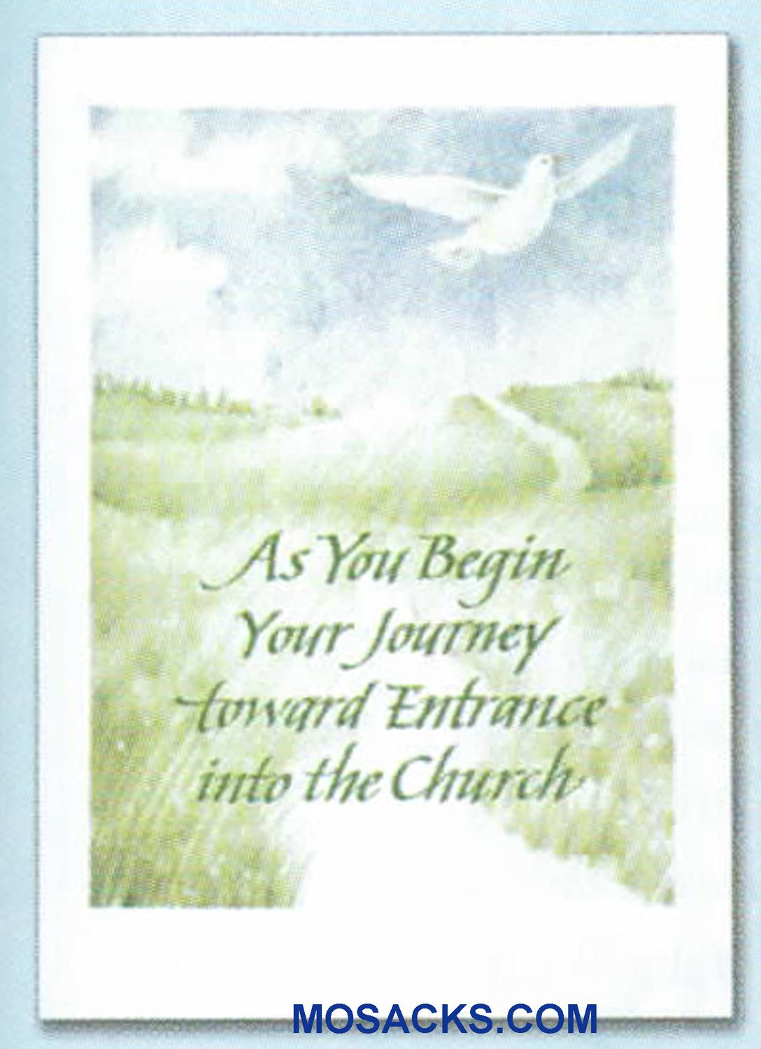 As You Begin Your Journey Toward Entrance Into The Church Greeting Card - WCB1411 an RCIA Greeting …