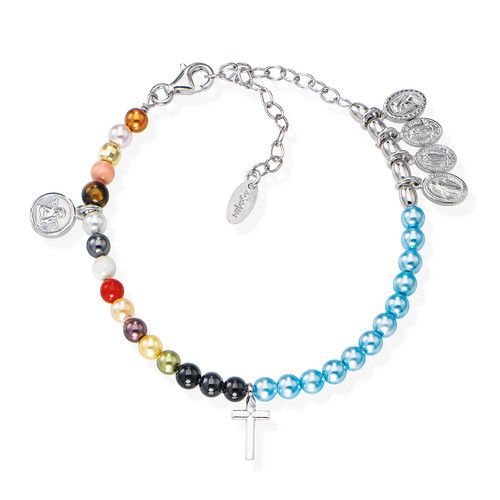 Life Of Mary Bracelet - BRVIMA from the Amen Jewelry Collection, Made in Italy