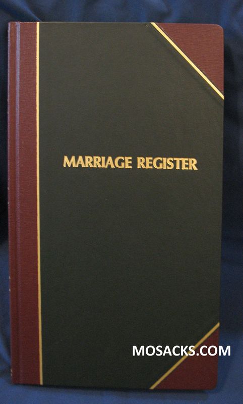 Standard Marriage Register No. 101