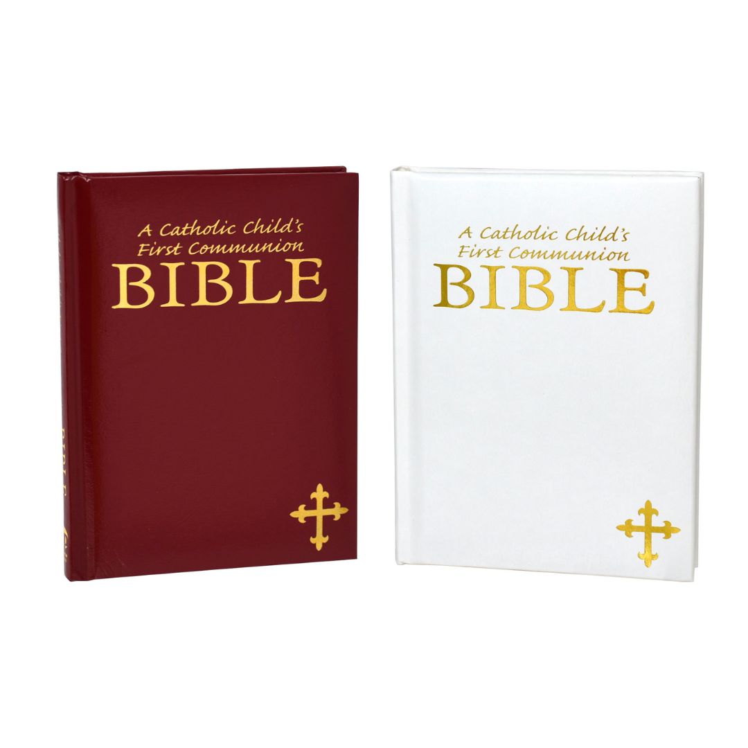 A Catholic Child's First Communion Bible by Regina Press Maroon 9780882711043; 60-RG1400294_White 9…
