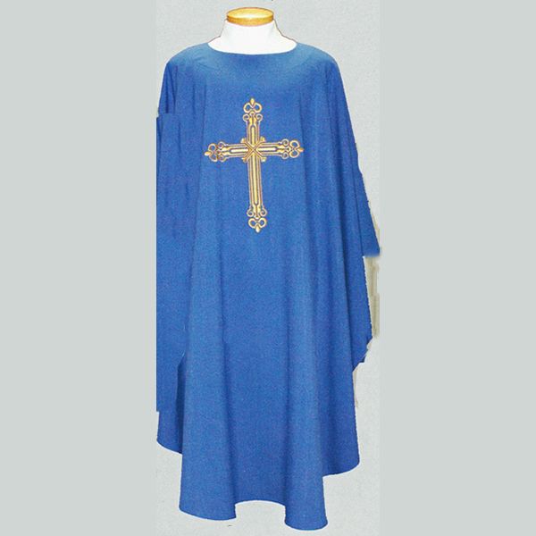 Beau Veste Cross Chasuble  with front and back design-2026A