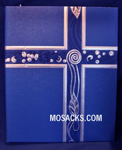 Church Supplies Ceremonial Binder, Blue, #006510 Church Goods