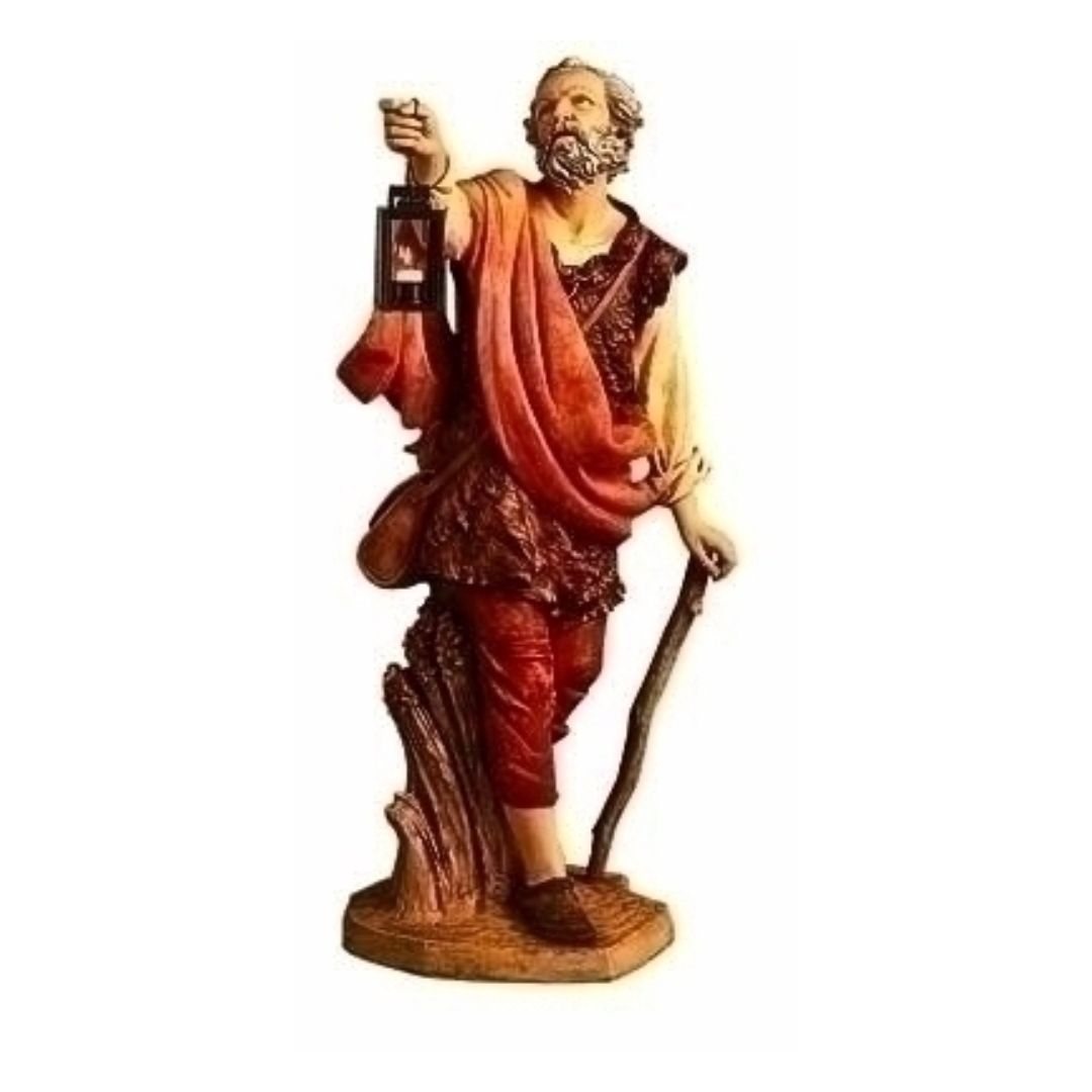 Fontanini 50" Masterpiece Nativity Collection Mordecai with Lantern #52357