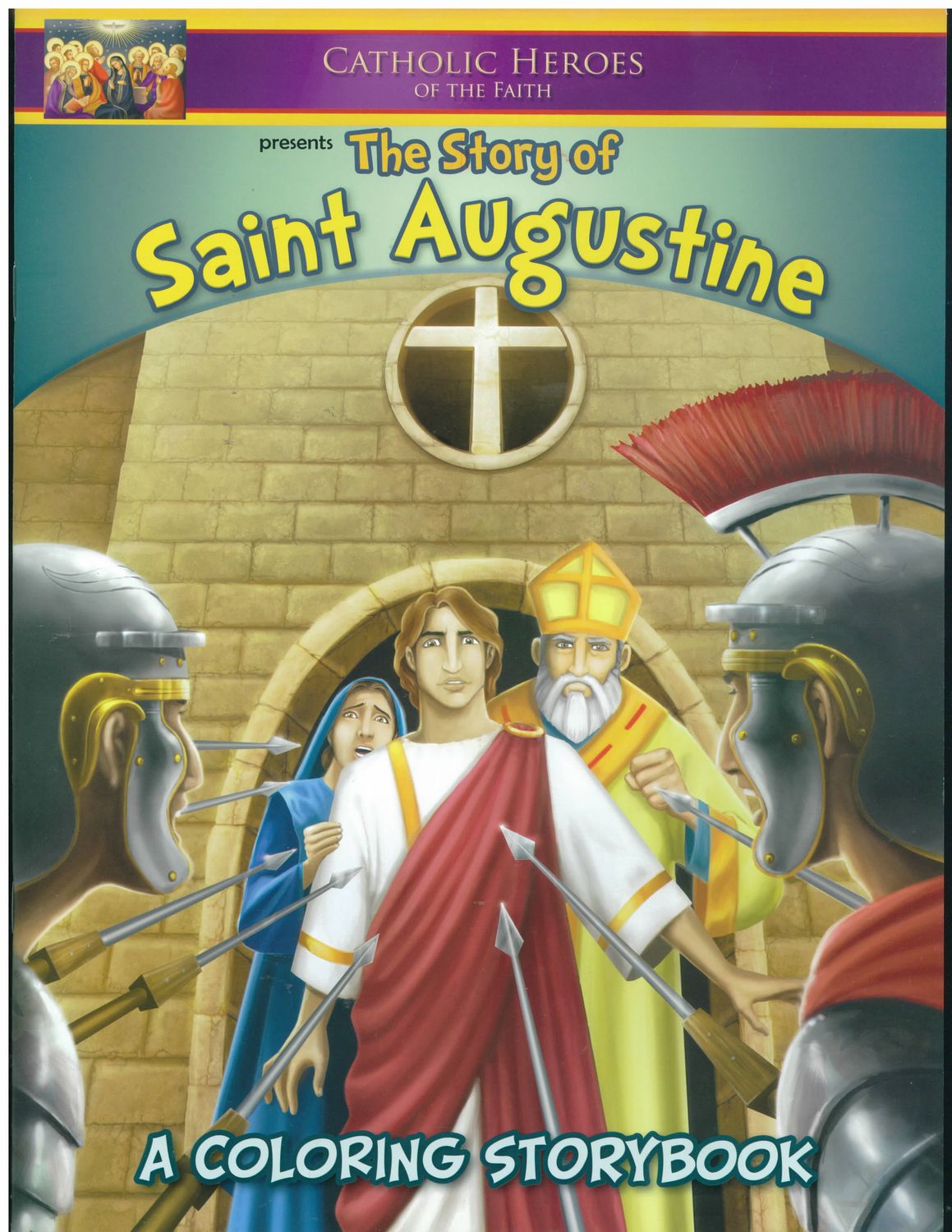 Saint Augustine Coloring Storybook-CSB-AUG Saint Augustine Coloring Storybook-CSB-AUG