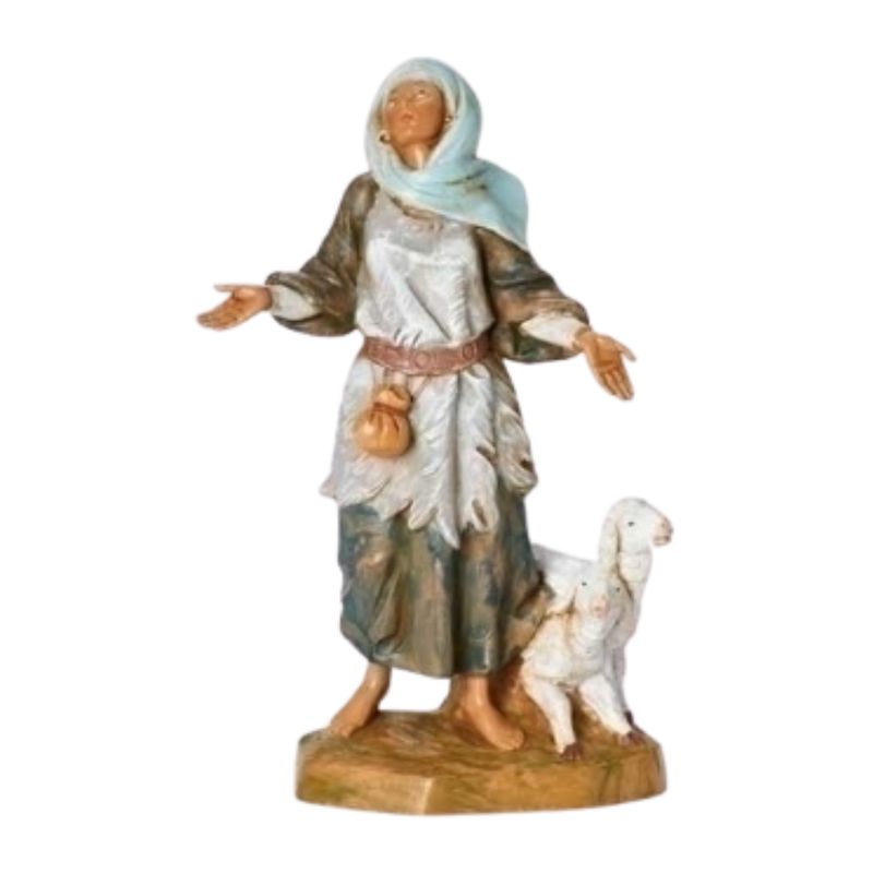 Fontanini Heirloom Nativity 7.5" scale Elisabeth Innkeeper's Wife-54815,  Fontanini Villager