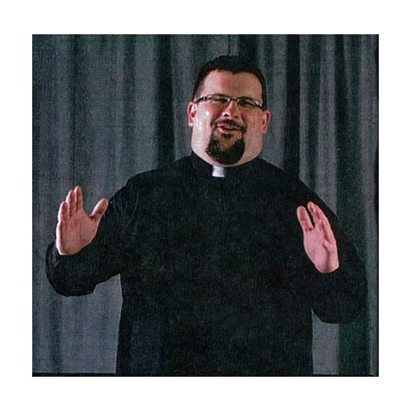 Ecclesiastical Apparel Clergy Tab Collar Ample Cut Shirt Long Sleeve  Blk