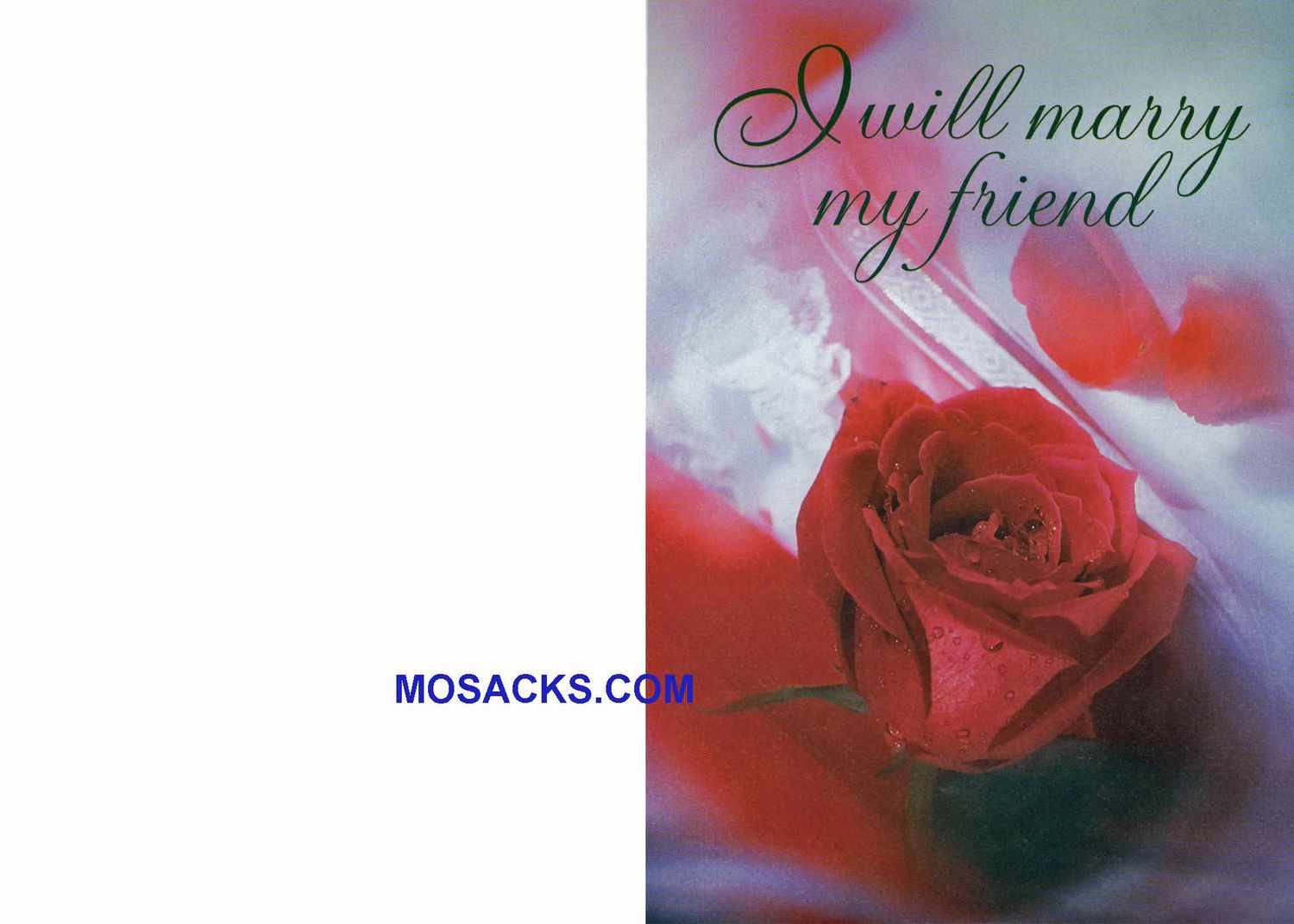 Wedding Bulletin Covers I Marry Friend 100 Pack-84-0661, Wedding Cover