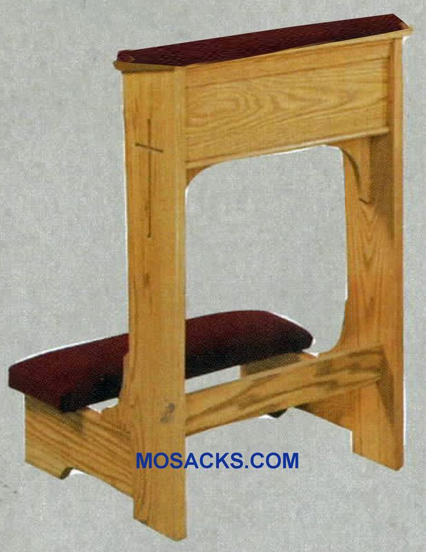 W Brand Wedding Prie Dieu Kneeler w/ shelf & padded armrest is 42" w x 21" d x 32" h 40-57WA Weddin…