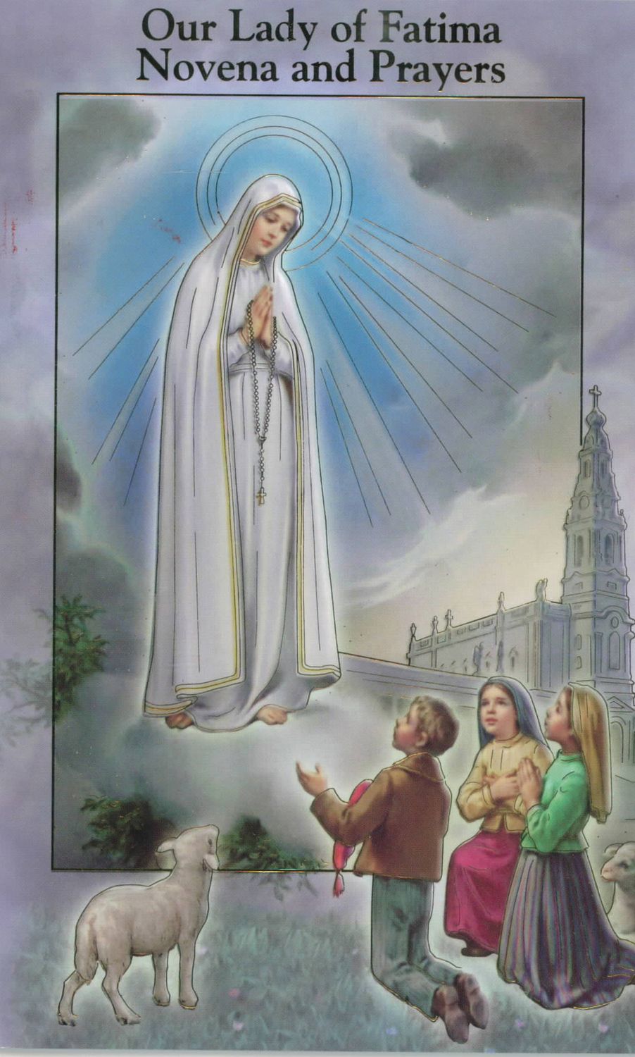Our Lady of Fatima Novena and Prayers Prayer Book 12-2432-225 is 3.75" x 5-7/8" and 24 pages beauti…