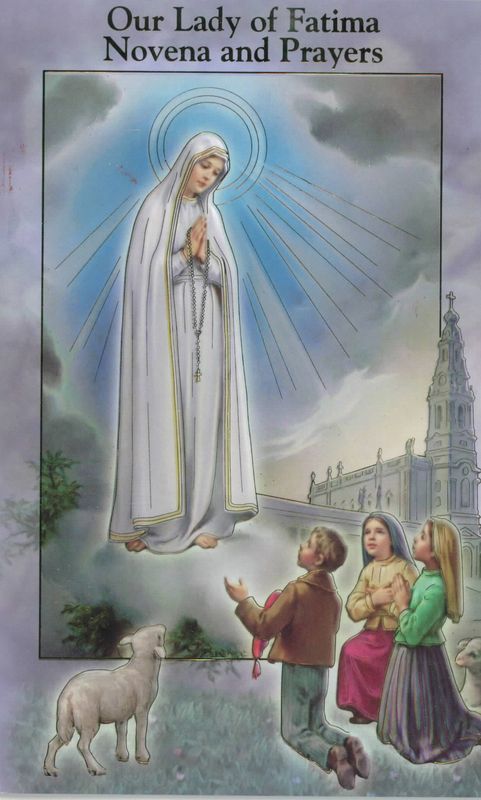 Our Lady of Fatima Novena and Prayers Prayer Book 12-2432-225 is 3.75" x 5-7/8" and 24 pages beauti…