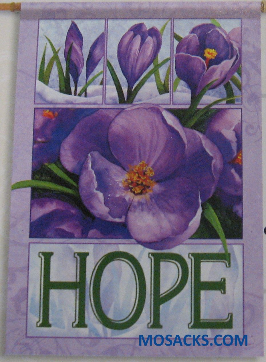 Flagtrends Hope Crocus 13x18 Inch Double Sided Garden Flag 480-45886