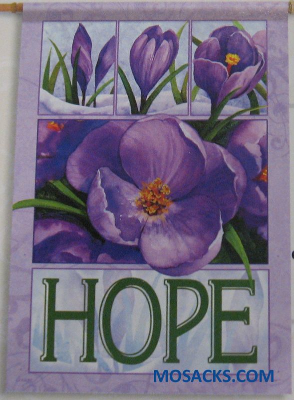Flagtrends Hope Crocus 13x18 Inch Double Sided Garden Flag 480-45886