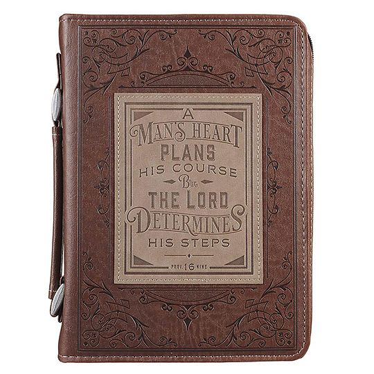 A Mans Heart Plans Bible Cover 1220000134195