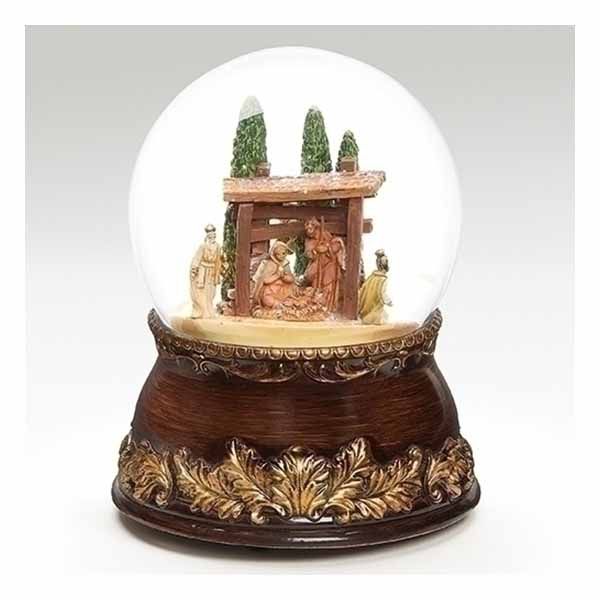 Fontanini 120mm Nativity Musical Glitterdome-59016