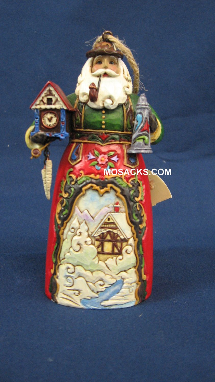 Jim Shore Heartwood Creek 5" Germany Santa Hanging Ornament  258-S4022938