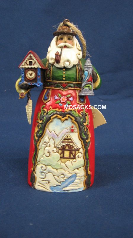 Jim Shore Heartwood Creek 5" Germany Santa Hanging Ornament  258-S4022938