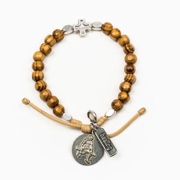 My Saint My Hero Rooted in Faith St. Peregrine Bracelet-26040PE