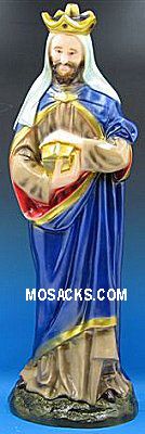 36" Scale Outdoor Nativity PVC 34" Praising King Melchior -SA3659C  FREE SHIPPING
