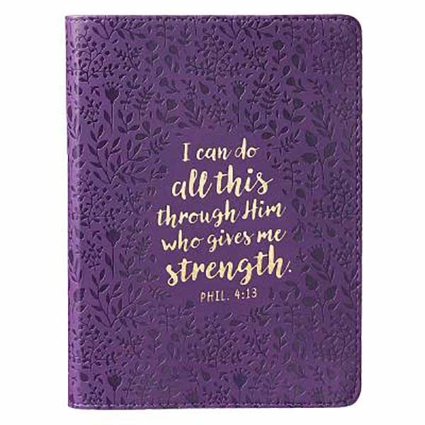 "I Can Do All This" Leather Journal-9781432119607