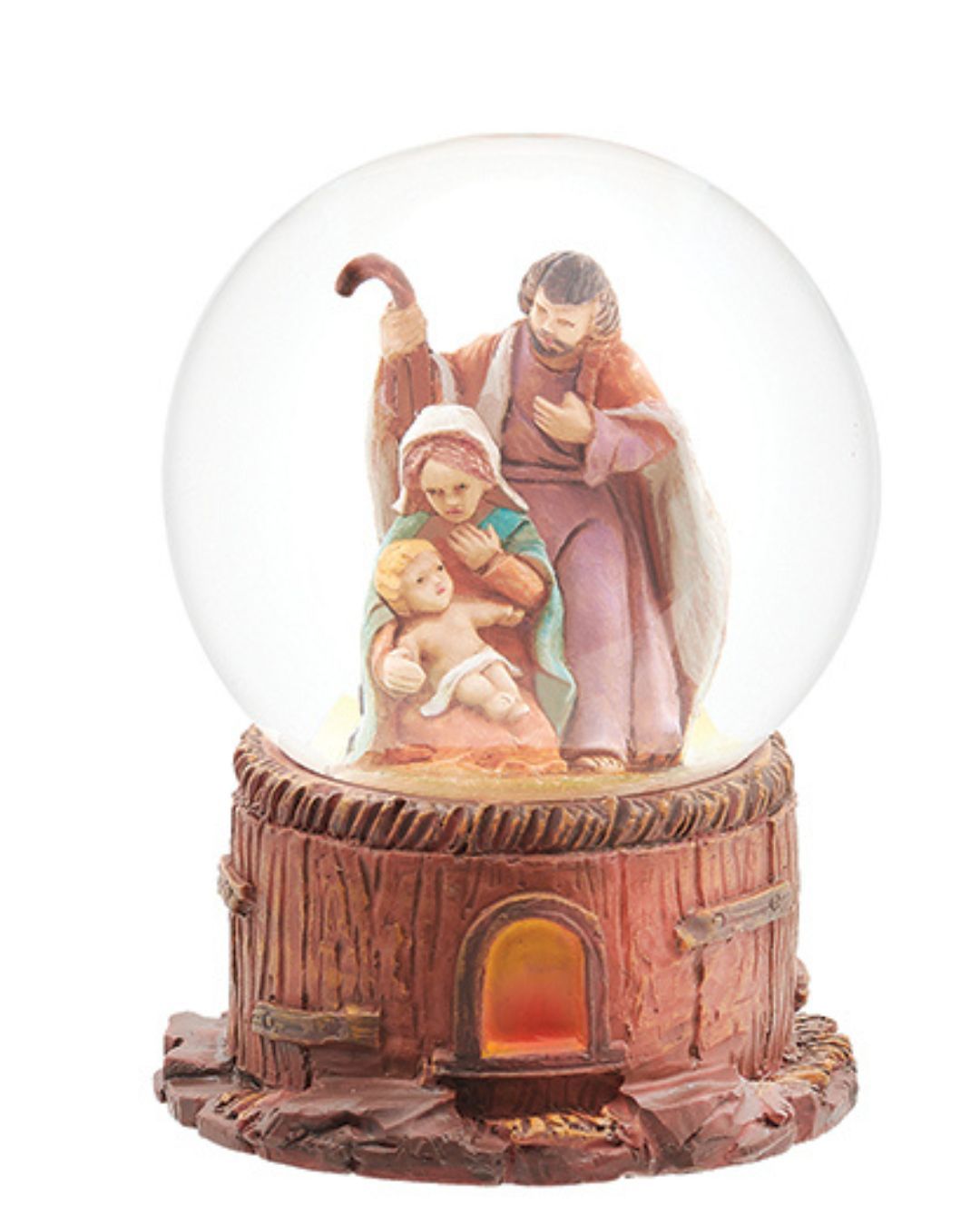 59024HolyFamilyGlitterdomeFontanini