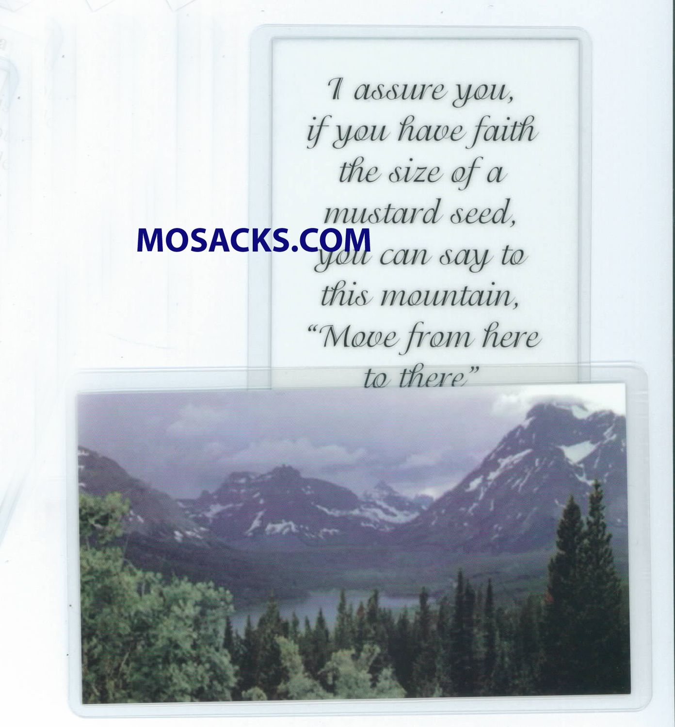 Mustard Seed Laminated Holy Card 292-PV264
