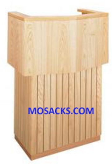 Church Furnishings W Brand Wooden Pulpit with Extended Shelf for Lamp and Microphone and Two Inside…