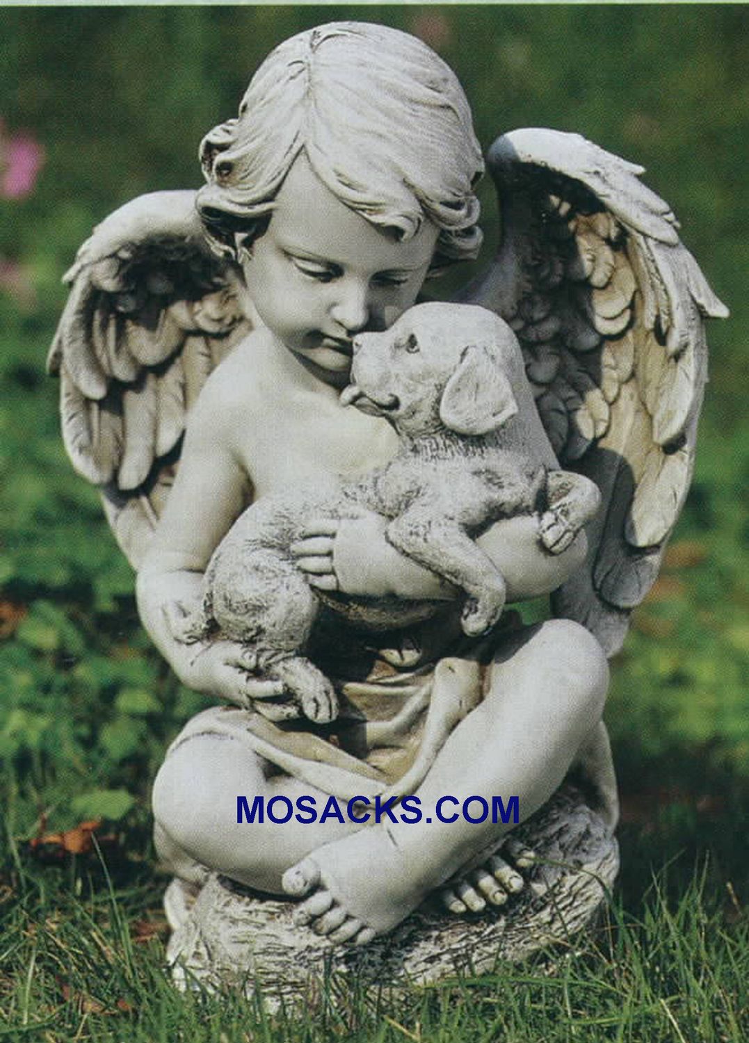 Joseph Studio Cherub with Puppy 60424