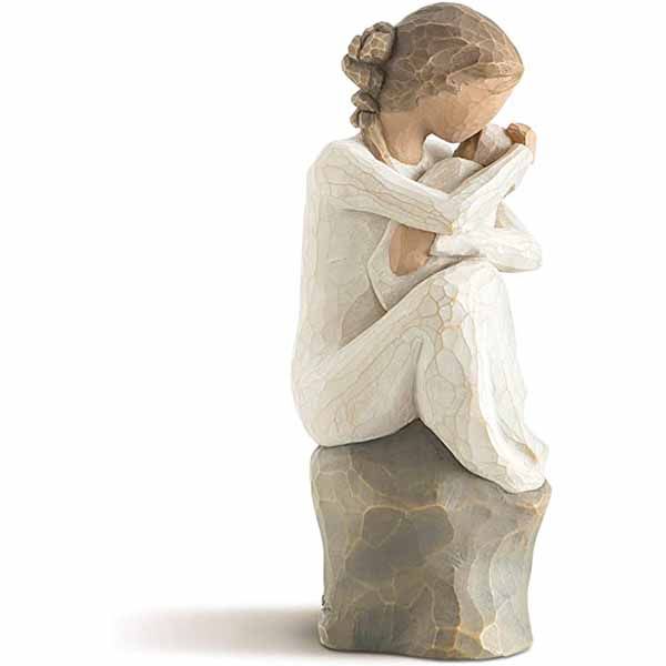 Wlllow Tree Guardian Figurine, 6 Mother and Baby Willow Tree Figurine Guardian Love and protect thee forever 6" H 26195