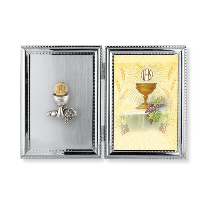 Communion Remembrance Double Hinged Frame First Communion Remembrance Double Hinged Frame 12-2238-695
