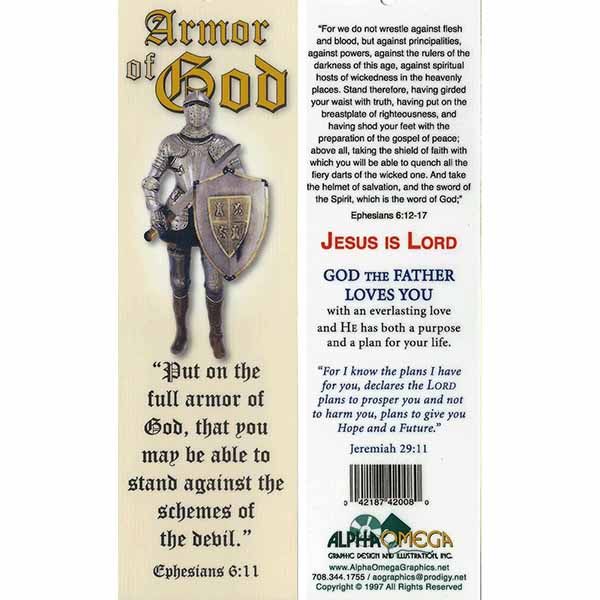 Armor Of God (Classic) Bookmark Armor Of God (Classic) Bookmark
