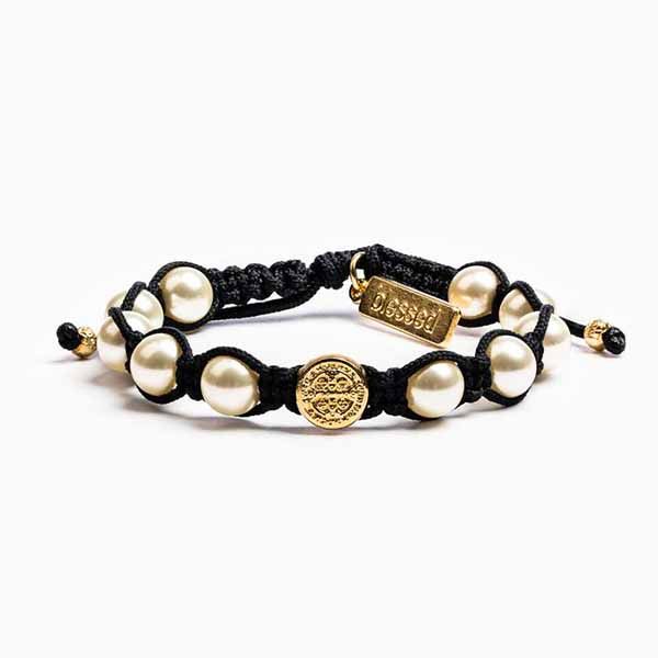 My Saint My Hero Divine Blessings Bracelet Blue Gold Pearl-20002WT