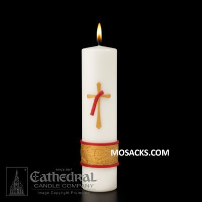 Deacon Candle 3" x 12" Cathedral Candle Church Goods