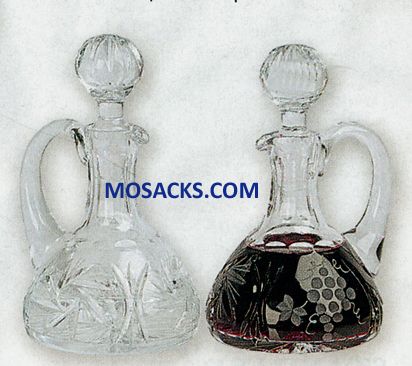 K Brand Crystal Cruets 6 ounce-K957 FREE SHIPPING