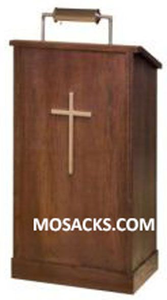 Church Furnishings Wooden Lectern with two inside shelves 40-6550