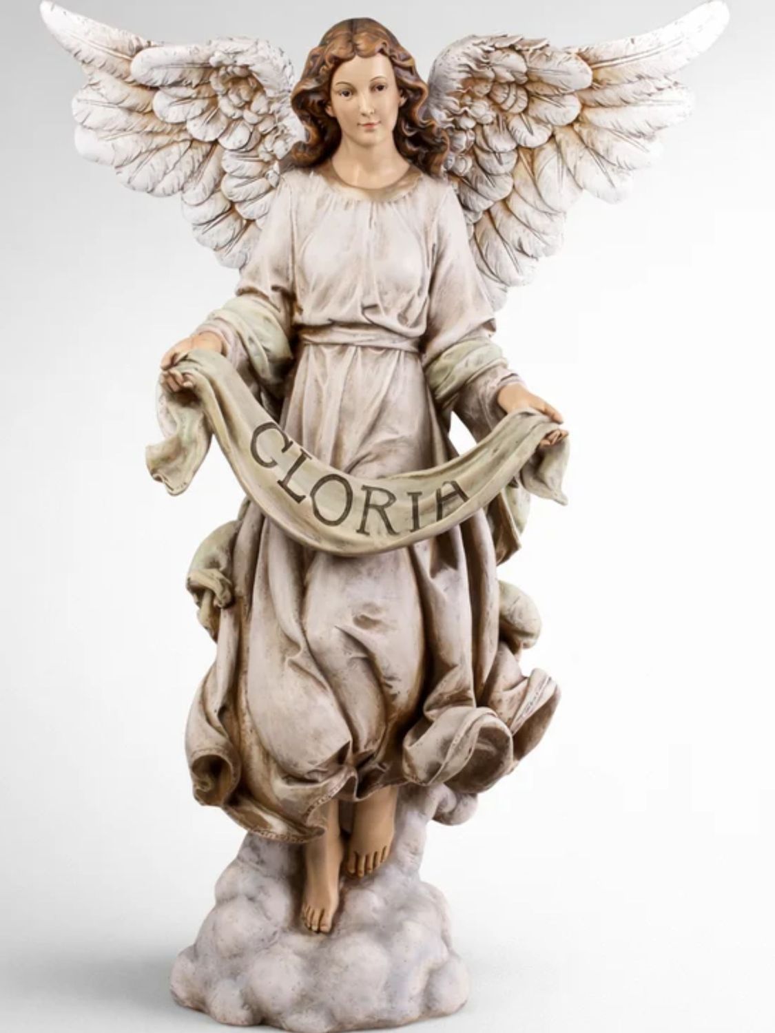 Joseph's Studio 39"Full Color Nativity Gloria Angel