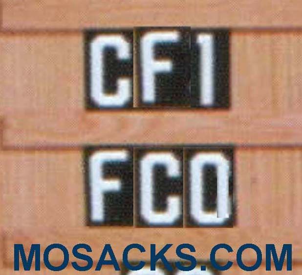 Set of Hymn Board Letters (A-Z) 2" w x 3-1/2" h 40-4290L
