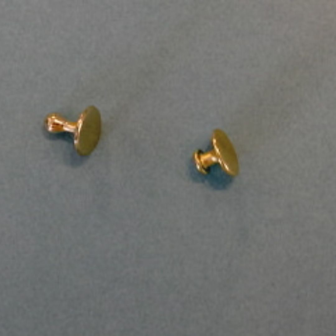 R. J. Toomey Collar Buttons 12 pcs R. J. Toomey Collar Buttons Long Shank & Short Shank