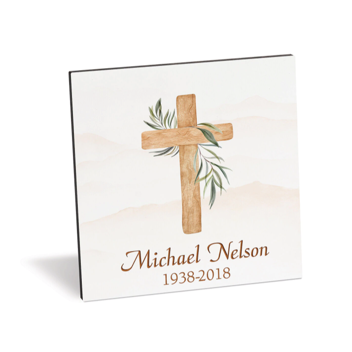 Cross Plaque (Personalized) - ZARQ0027