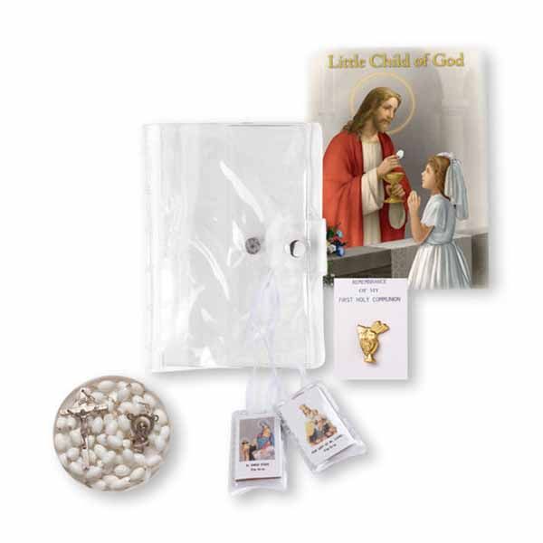 First Communion 5 Piece Gift Missal Set Girl-5674