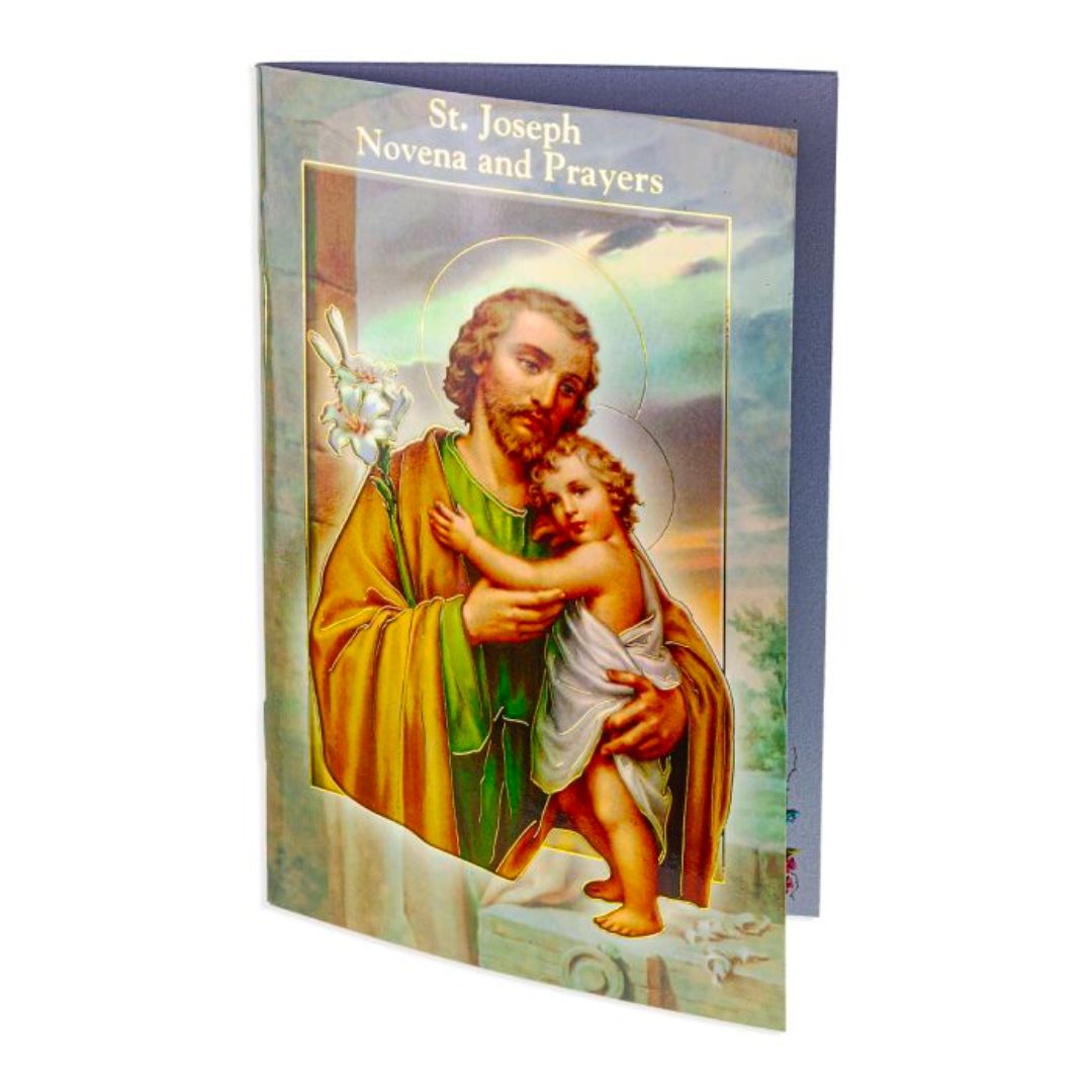 St. Joseph Novena and Prayers Book 12-2432-630 is 3.75" x 5-7/8" and 24 pages beautifully illustrat…