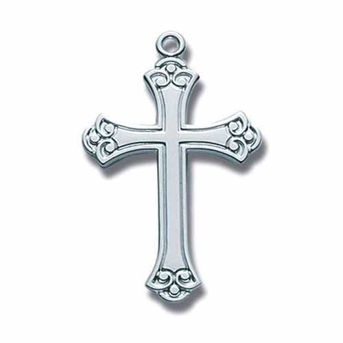 Sterling Silver Cross, 1 Sterling Silver Cross, 1", S379418
