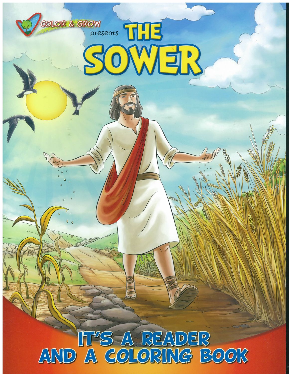 The Sower Color And Grow Book-CAG-SOW The Sower Color And Grow Coloring and Story Book-CAG-SOW