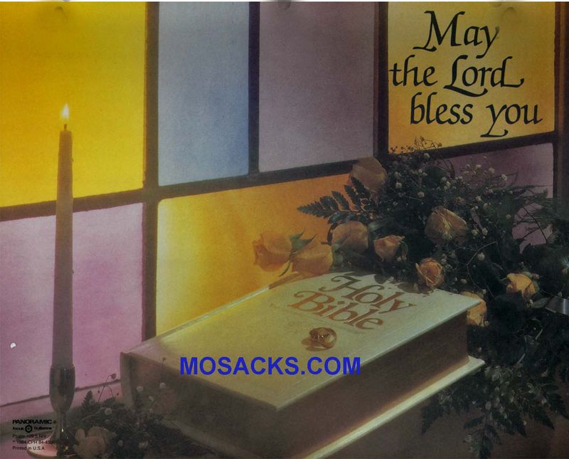 Wedding Bulletin Covers May the Lord Bless You 100 Pack-84-4556, Wedding Cover