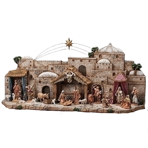 Fontanini 5"  Nativity Village Display-50319 FREE SHIPPING