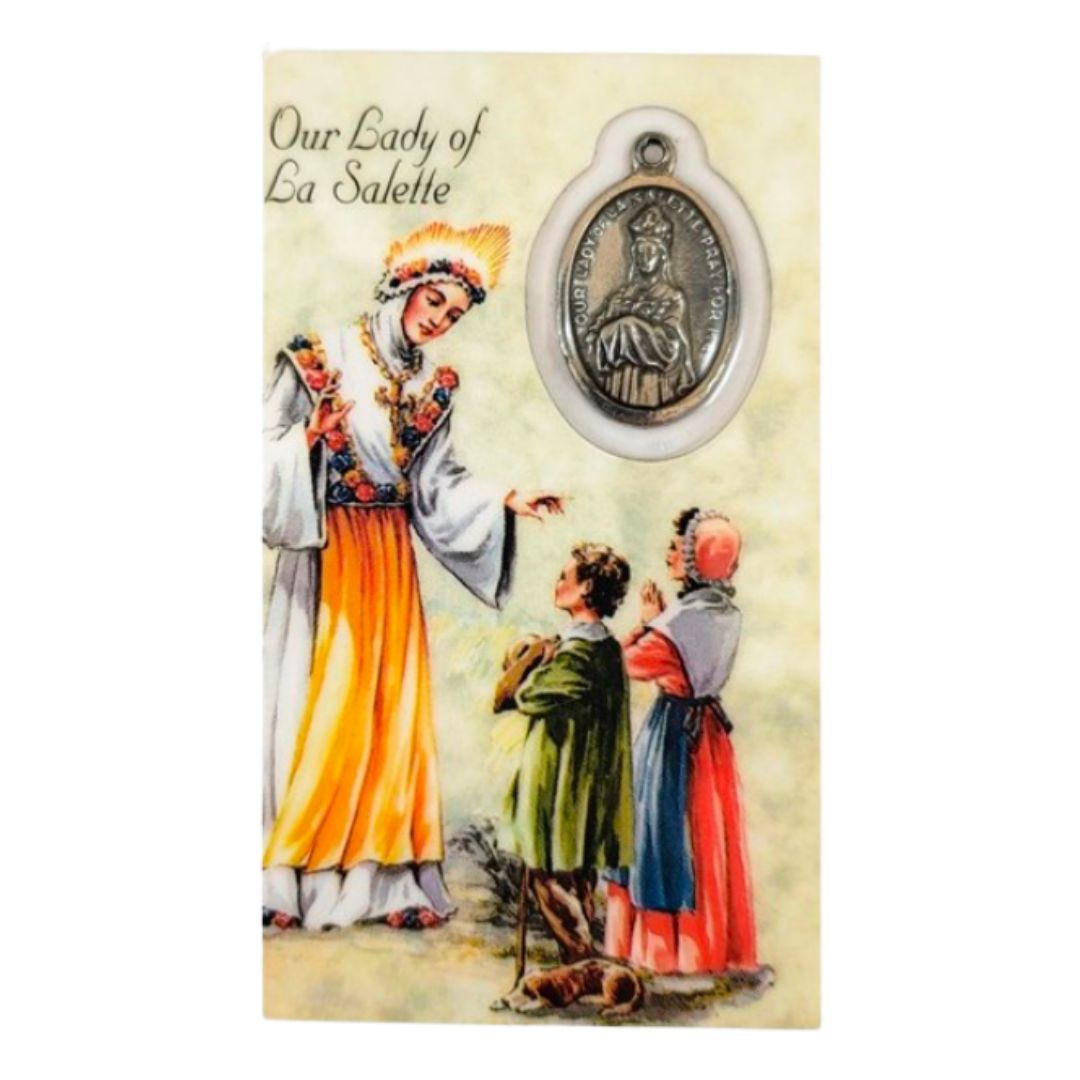 Our Lady of La Salette Holy Card - 593