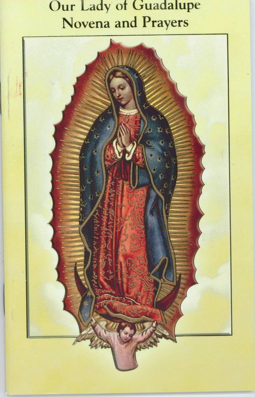 Our Lady of Guadalupe Novena and Prayers Prayer Book 12-2432-216 is 3.75" x 6" and beautifully illu…
