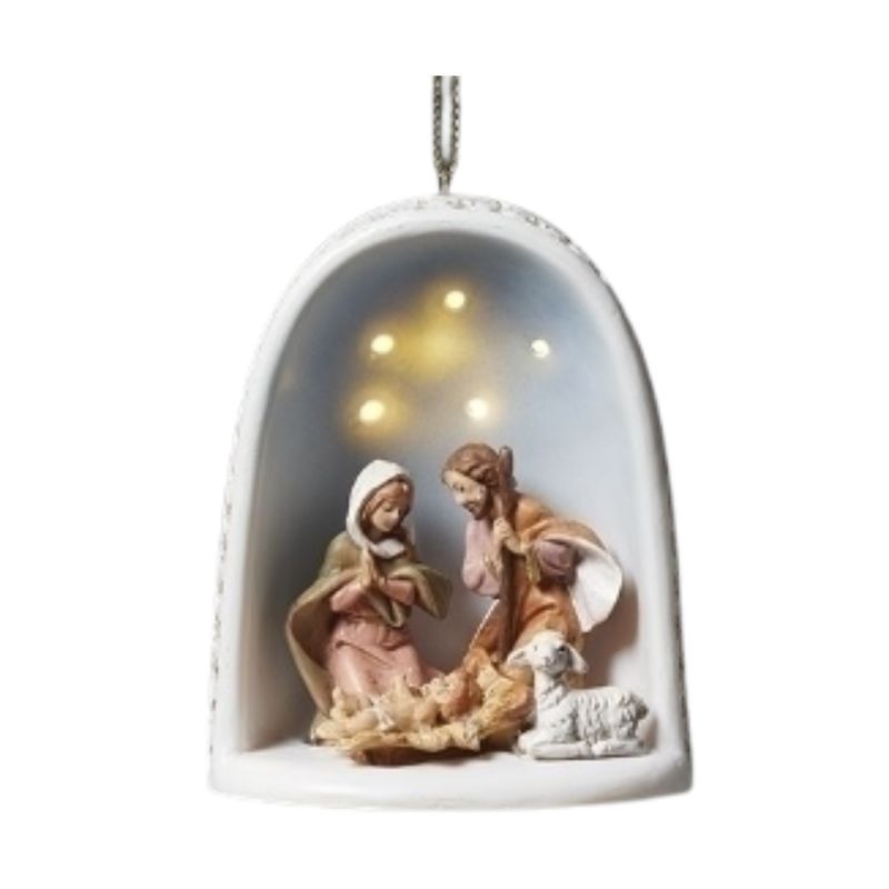 2024 3.7" LED Holy Family Ornament - 57024